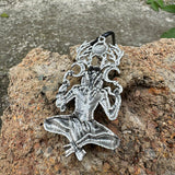 Natural Force Wendigo Skull Stainless Steel Pendant