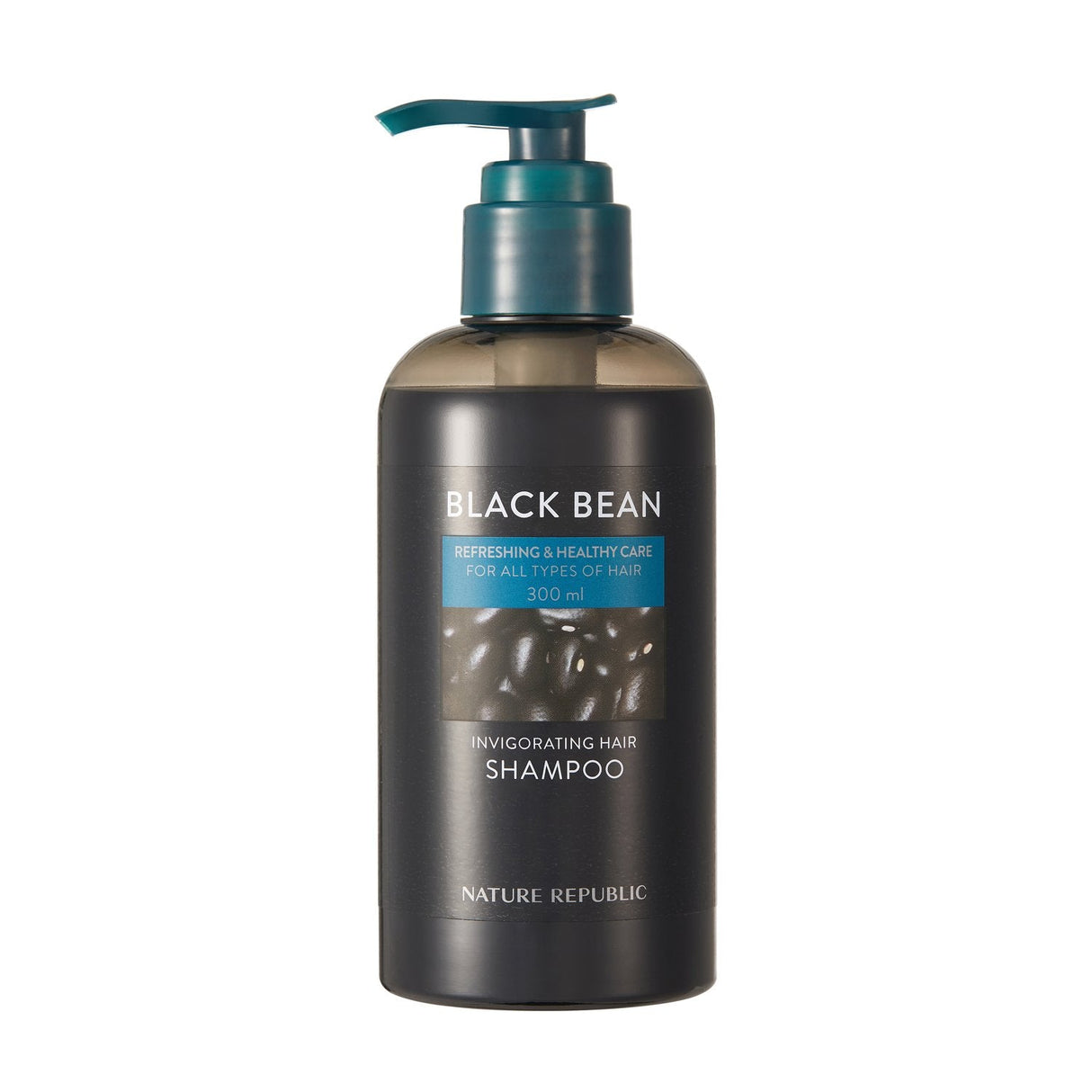 Champú revitalizante para el cabello con frijoles negros