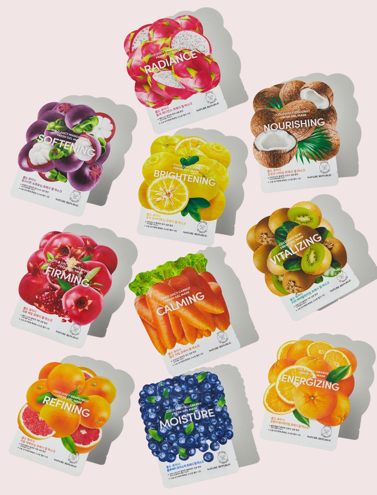 Cold Juicy Fresh Gel Mask Pomegranate Firming