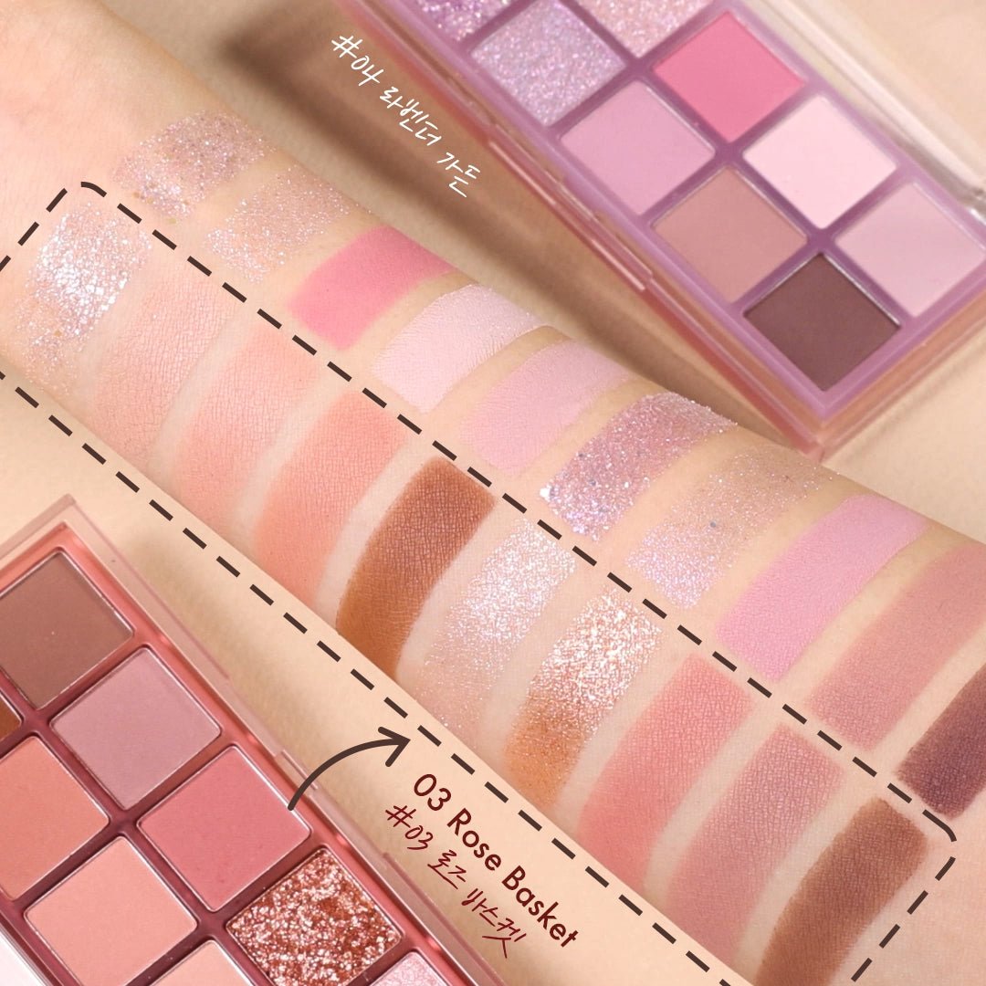 Paleta de sombras de ojos New Mood 03 Rose Basket