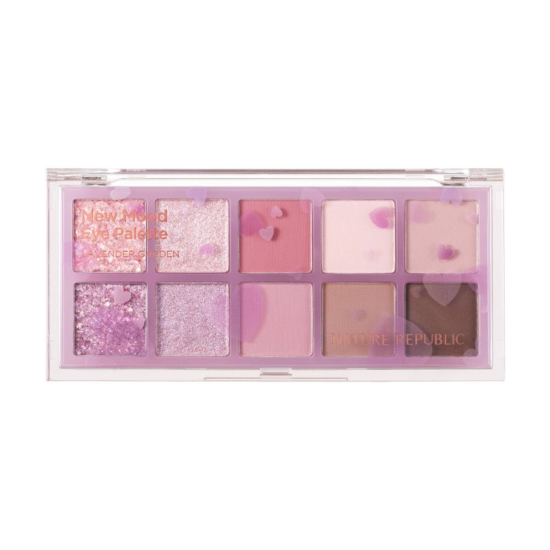 Nueva paleta de sombras de ojos Mood 04 Jardín Lavanda