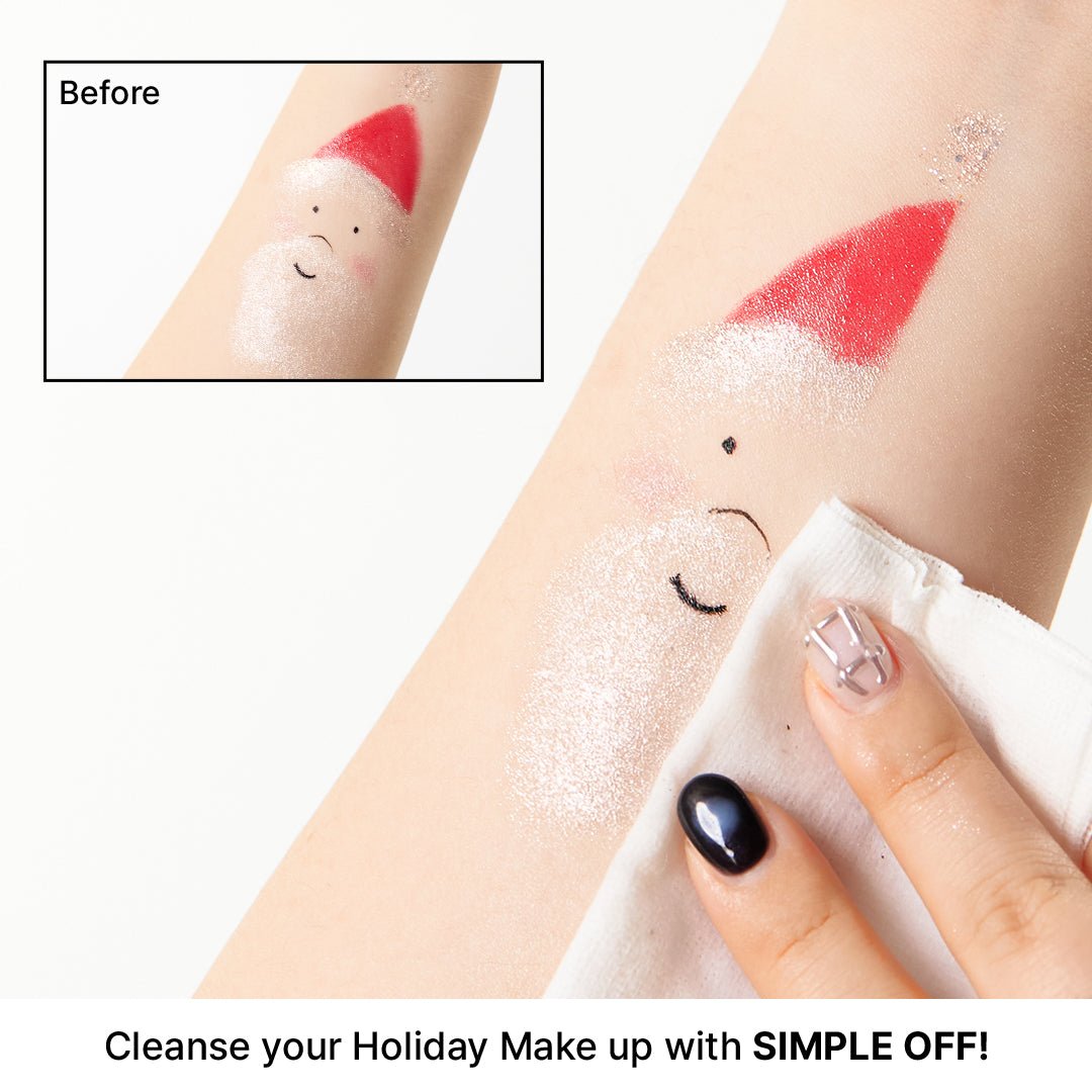 Desmaquillante facial y de ojos Simple Off, resistente al agua, set especial perfecto
