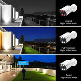 8MP IP Camera: Crystal Clear 4K Resolution, Enhanced Audio, Night Vision