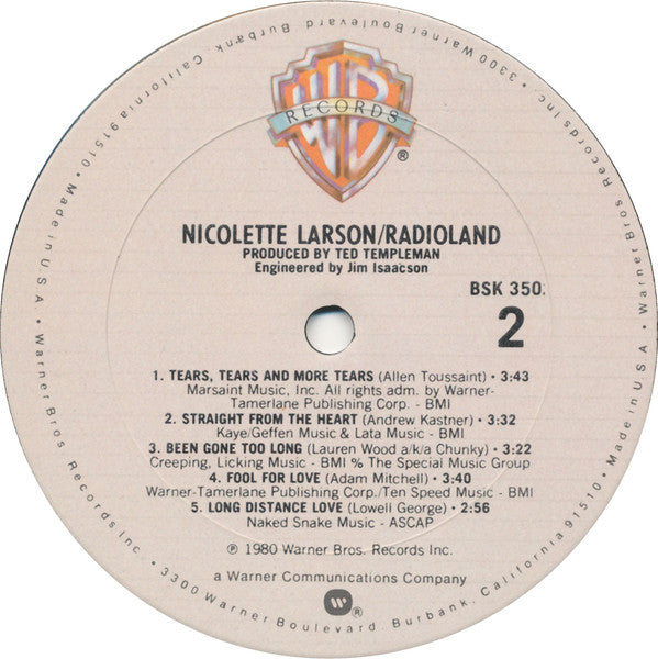 Radioland | Near Mint (NM) Very Good Plus (VG+)