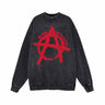 No Gods No Masters Graphic Vintage Washed Sweatshirt