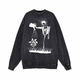 No Gods No Masters Water the Flowers Print Sweatshirt