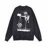 No Gods No Masters Water the Flowers Print Sweatshirt