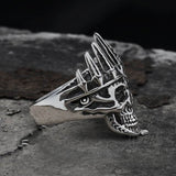 Nobility King Crown Stainless Steel Skull Ring