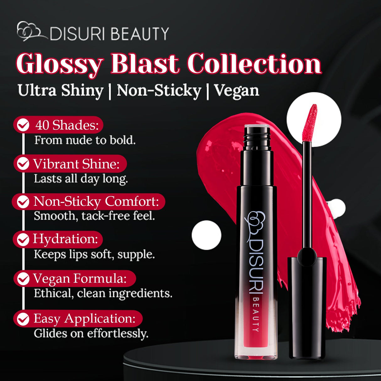 Brillo labial DISURI Beauty Glossy Blast - Medellín