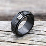 Nordic Viking Runes Stainless Steel Spinner Ring