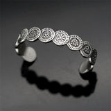 Nordic Viking Totem Stainless Steel Cuff Bracelet