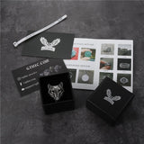 Nordic Wolf Stainless Steel Viking Ring