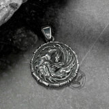 Norse Mythology Dragon Stainless Steel Pendant
