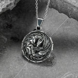 Norse Mythology Dragon Stainless Steel Pendant