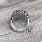 Norse Slavic Wolf Stainless Steel Viking Ring