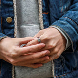 Norse Viking Runes Stainless Steel Ring