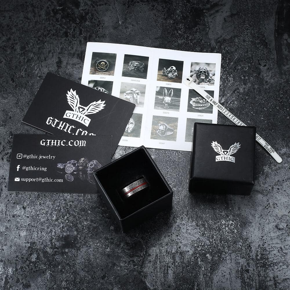 Norse Viking Runes Stainless Steel Ring