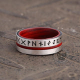 Norse Viking Runes Stainless Steel Ring