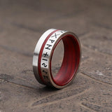 Norse Viking Runes Stainless Steel Ring