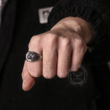 Norse Wolf Stainless Steel Animal Ring