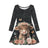 Guosanchn Highland Cow Dresses for Toddle Girls Rose Dresses Long Sleeve Crew Neck Sundresses Kids 3T-4T A Line Swing Twirly Skater Tunic Dresses Pullover T Shirt Dresses Fall Clothes - Lootquake