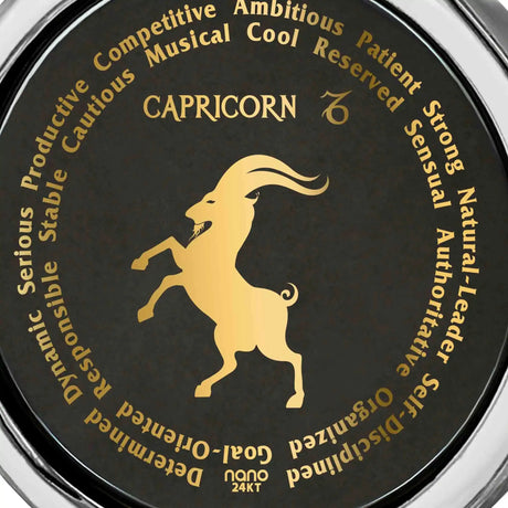 Capricorn Necklaces for Lovers of the Zodiac 24k Gold Inscribed - Lootquake