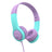 JLab JBuddies Folding Kids Wired Headphones Gen 2 Pink/Teal Toddler Headphones Noise Isolation Kids Safe Volume Limiting Headphones Headphones for Children Ages 2+ - Lootquake