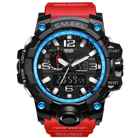 SMAEL Brand Men Sports Watches Dual Display - Lootquake