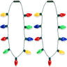 popamaz Christmas LED Light Up Bulb Necklaces 9 LED Bulbs Necklaces with 6 Flash Modes Holiday Necklace Costume Accessories for Christmas Xmas Party Favor(2PCS) - Lootquake
