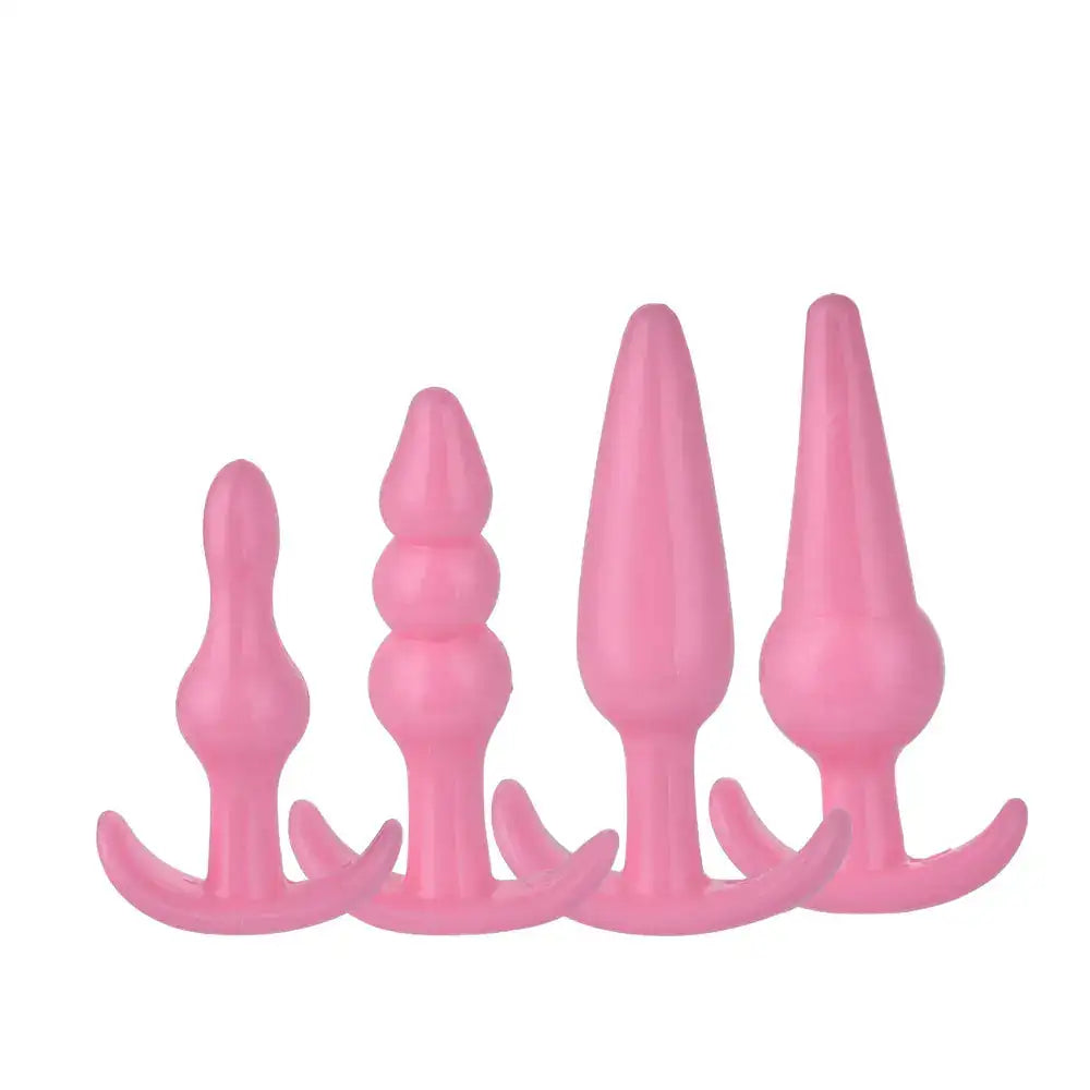 Women's Anal Beads and Plug Set - 4 Pieces - Lootquake