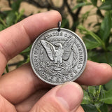 One Place Pirate Zinc Alloy Skull Hobo Nickel Pendant