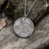 One Place Pirate Zinc Alloy Skull Hobo Nickel Pendant
