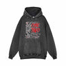 One Two Skull Hand Vintage Washed Hoodie Sweatshirt
