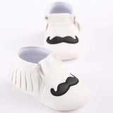 Baby Shoes, Infant Soft Sole Mustache Walker Shoes - Lootquake
