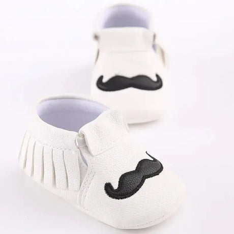 Baby Shoes, Infant Soft Sole Mustache Walker Shoes - Lootquake