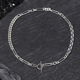 OT Buckle Cuban Chain Stainless Steel Necklace
