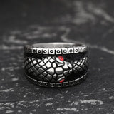 Ouroboros Stainless Steel Mythology Ring