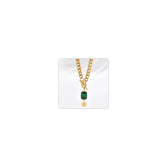 Dabovos 18K Gold Plated Chunky Toggle Necklaces for Women Dainty Cuban Choker Necklaces Cubic Zirconia Pendant Toggle Necklaces Trendy Herringbone Snake Chain Necklace Jewelry Gifts - Lootquake