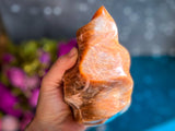 Peach Moonstone Crystal Flames