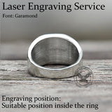 Pentagram Goat Stainless Steel Satan Ring
