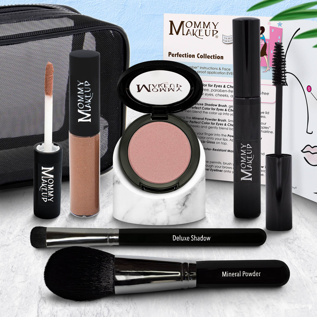 Colección Perfection | Set de maquillaje personalizable, sin talco ni silicona: elige tus propios tonos