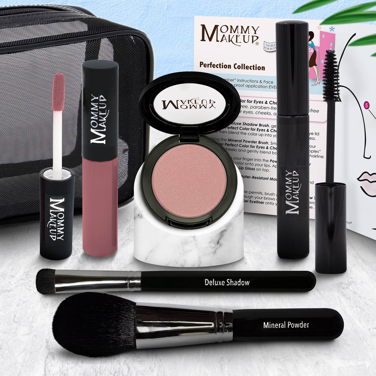 Colección Perfection | Set de maquillaje personalizable, sin talco ni silicona: elige tus propios tonos