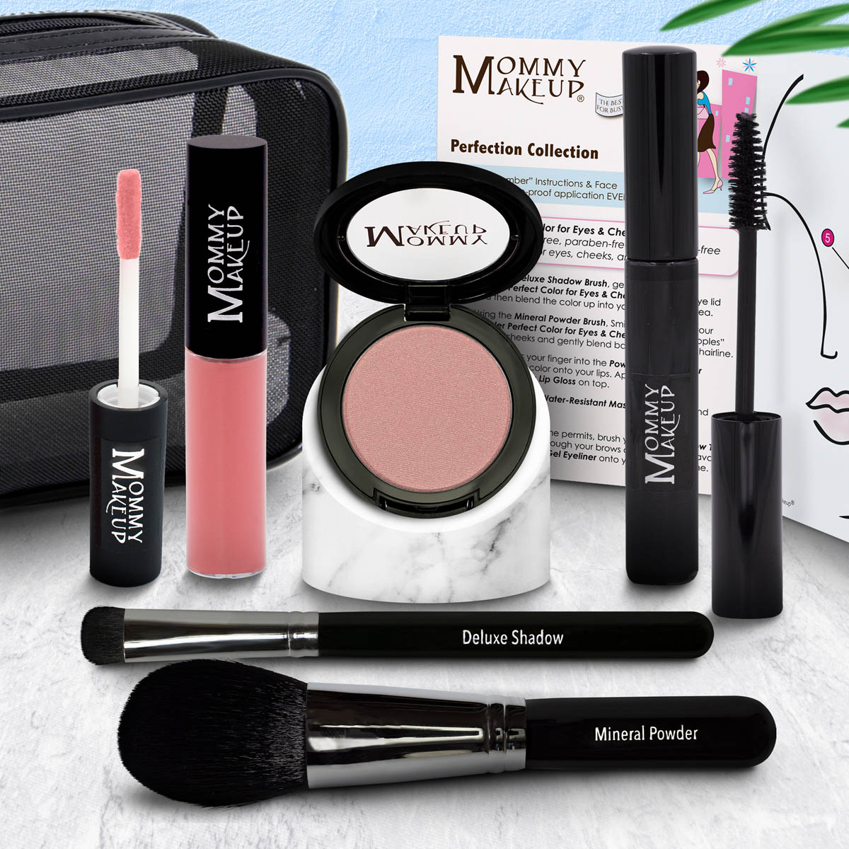 Colección Perfection | Set de maquillaje personalizable, sin talco ni silicona: elige tus propios tonos