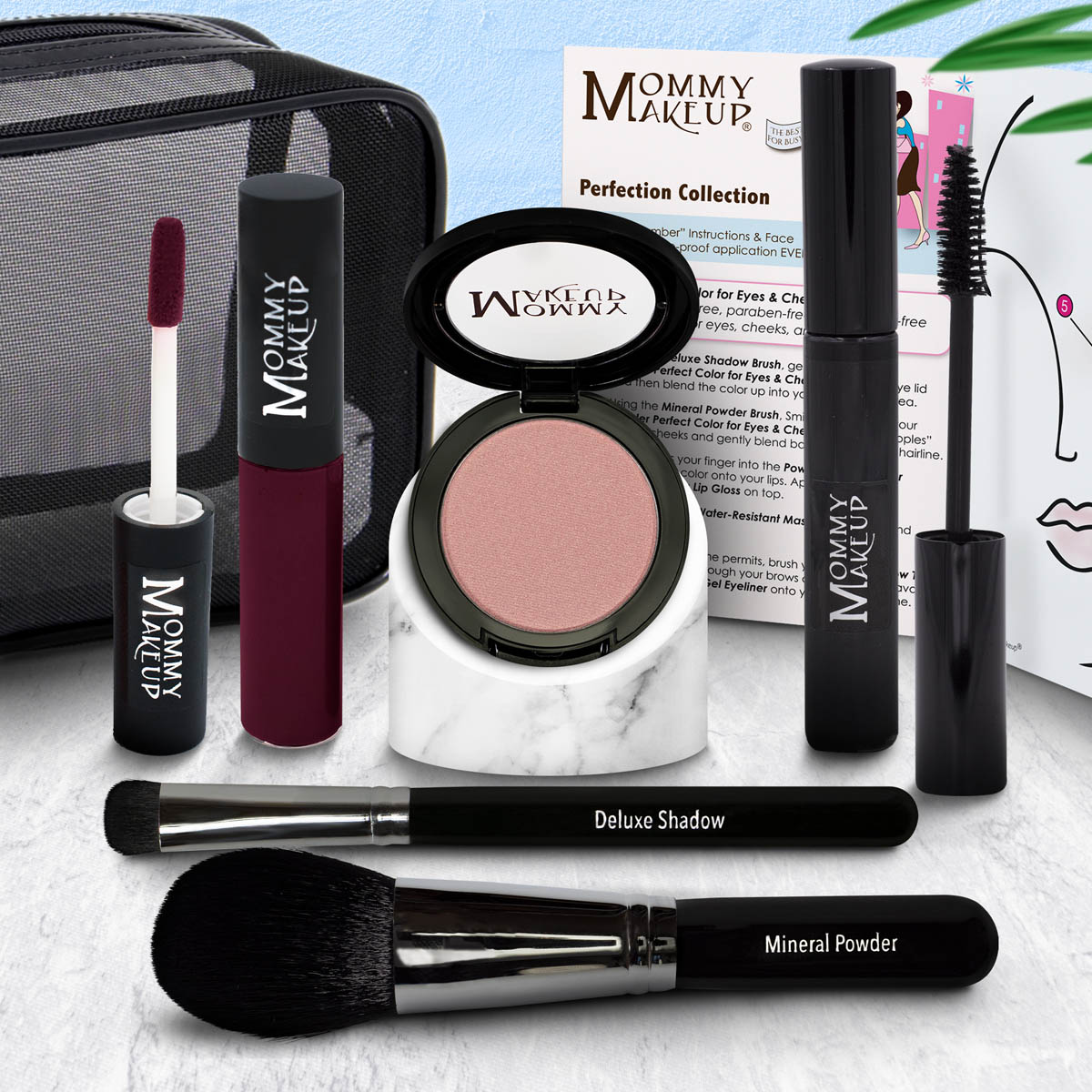 Colección Perfection | Set de maquillaje personalizable, sin talco ni silicona: elige tus propios tonos