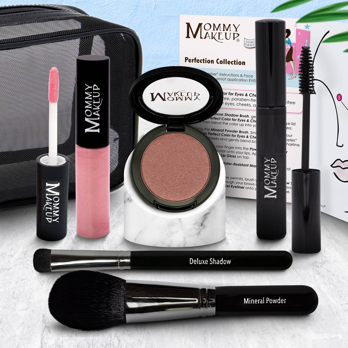 Colección Perfection | Set de maquillaje personalizable, sin talco ni silicona: elige tus propios tonos
