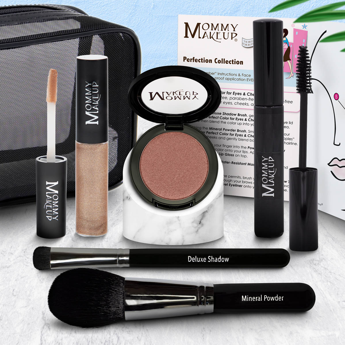 Colección Perfection | Set de maquillaje personalizable, sin talco ni silicona: elige tus propios tonos
