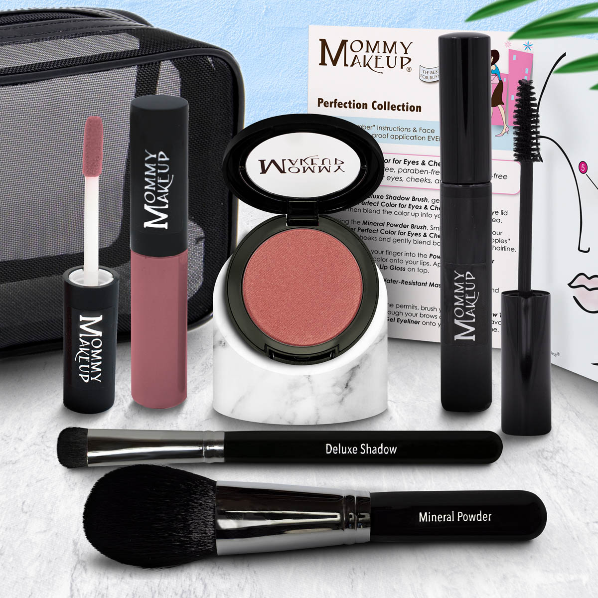 Colección Perfection | Set de maquillaje personalizable, sin talco ni silicona: elige tus propios tonos