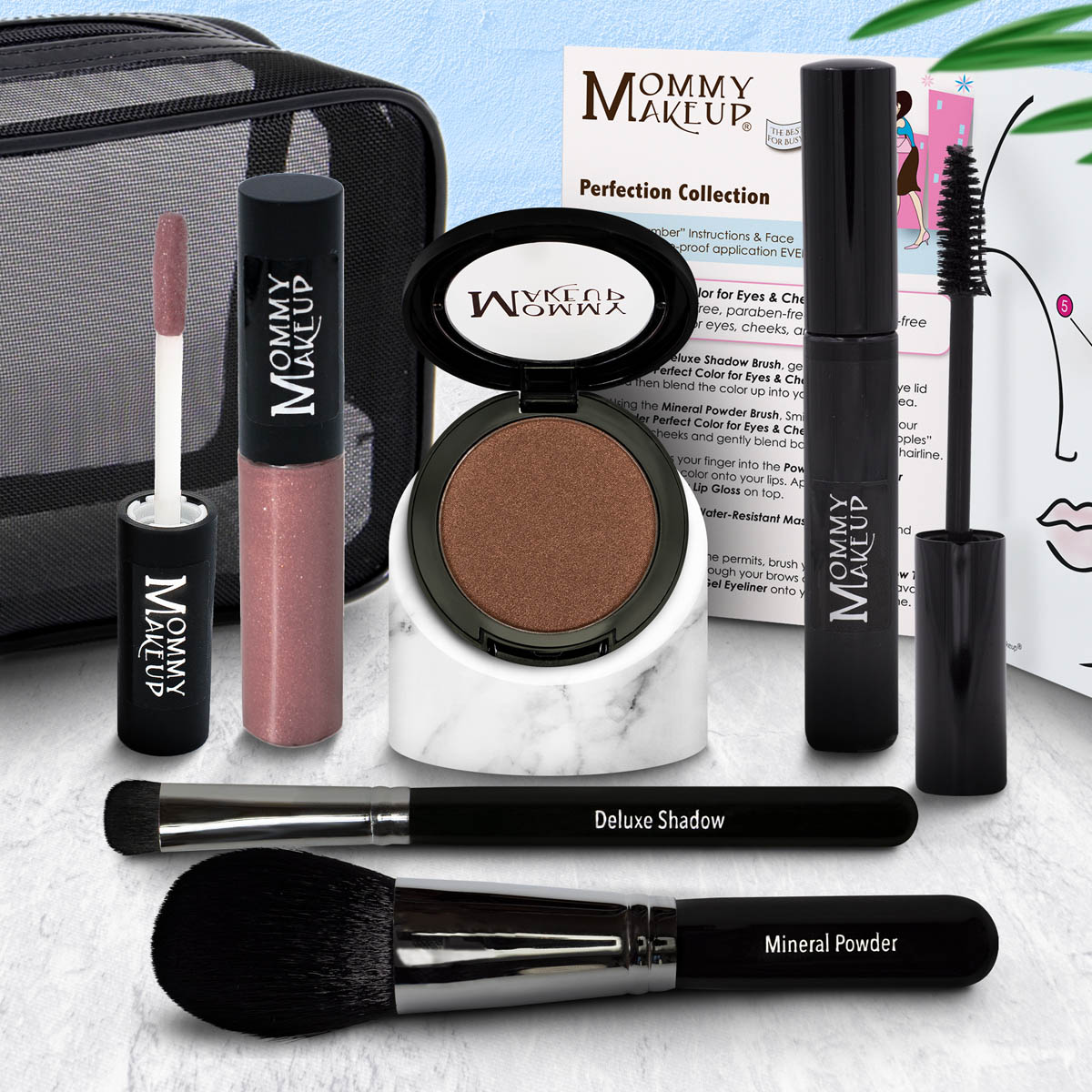 Colección Perfection | Set de maquillaje personalizable, sin talco ni silicona: elige tus propios tonos