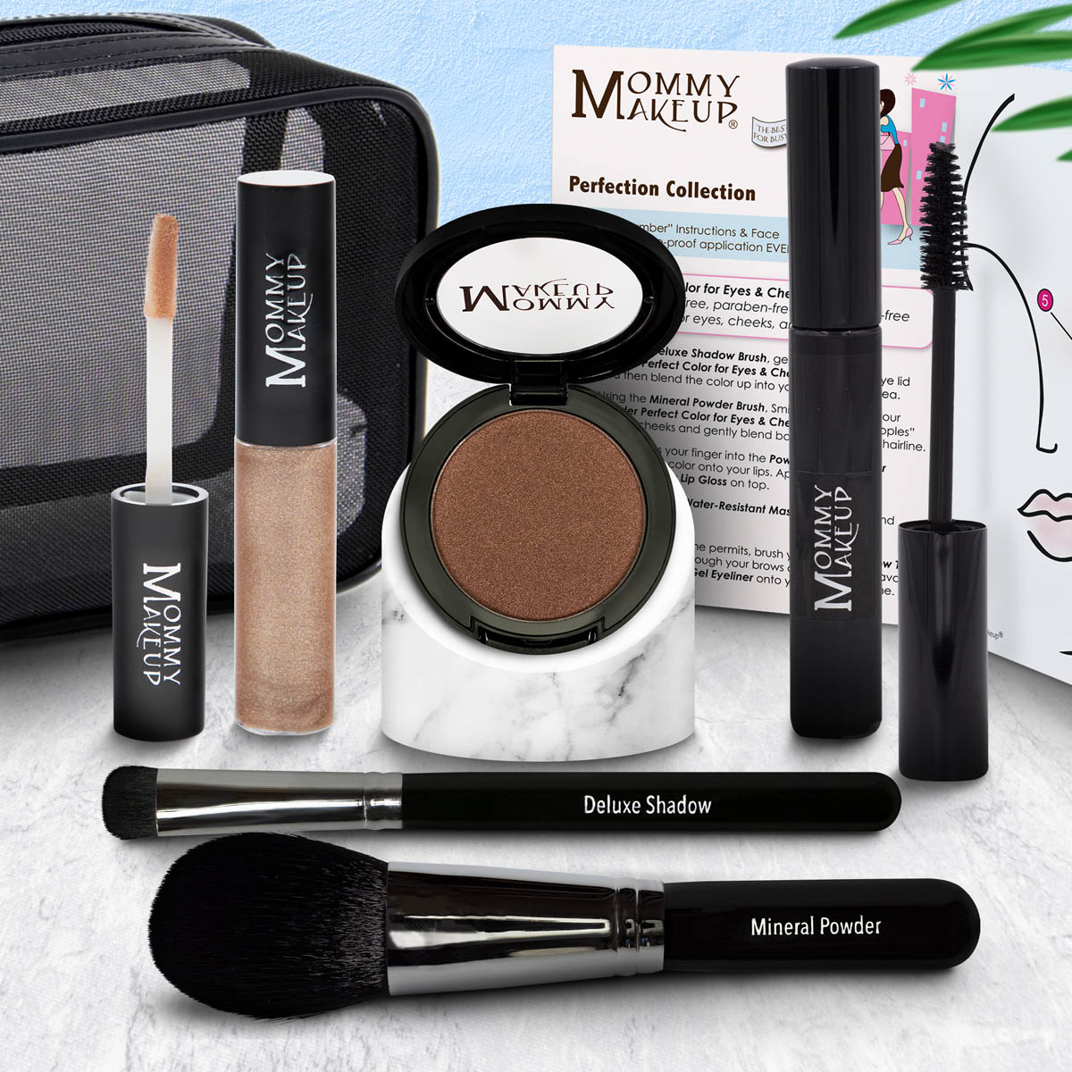 Colección Perfection | Set de maquillaje personalizable, sin talco ni silicona: elige tus propios tonos