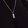 Personalized Simple Stainless Steel Bar Necklace